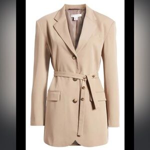 Belted Blazer - NWOT Topshop